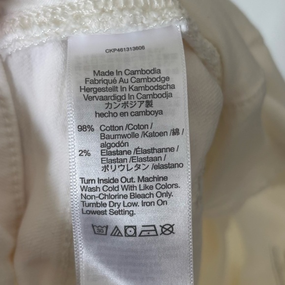 Madewell White The Perfect Vintage Jean Straight Leg High Waist Travel Beach - Picture 10 of 10